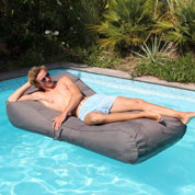 Inflatable Sun lounger WAVE  Grey -Sunvibes